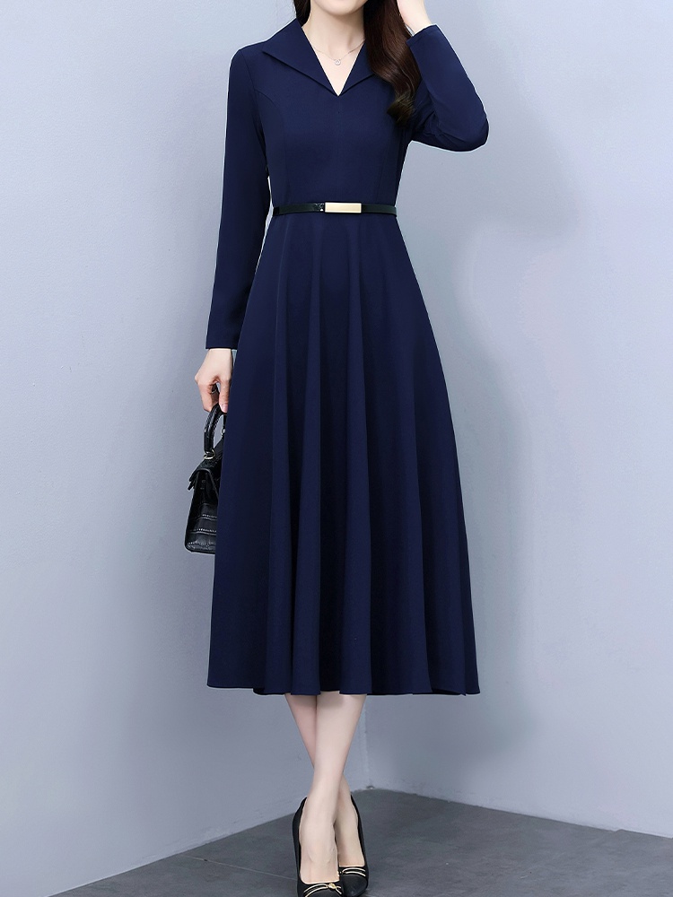 Summer show young dress simple temperament long dress for women