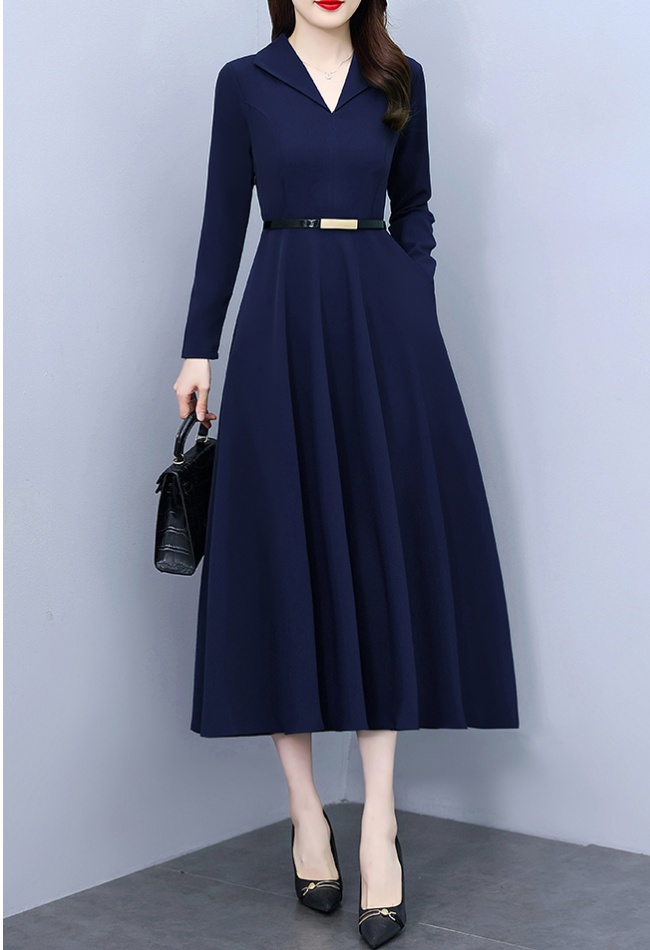 Summer show young dress simple temperament long dress for women