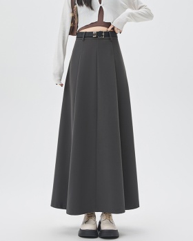 Autumn long skirt high waist business suit for women