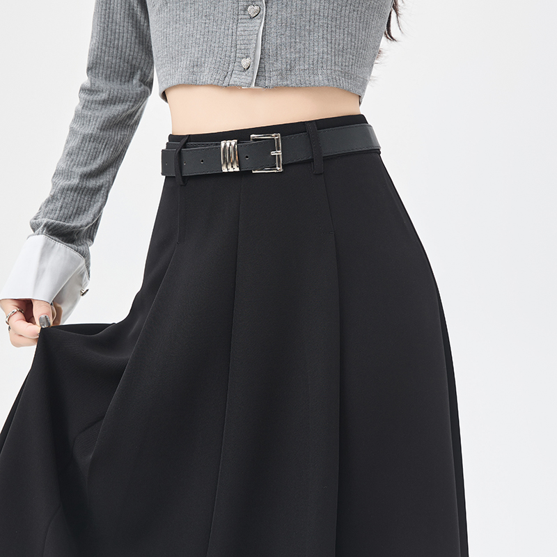 Autumn long skirt high waist business suit for women