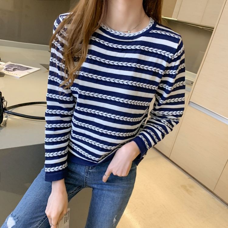 All-match sweater college style tops for women