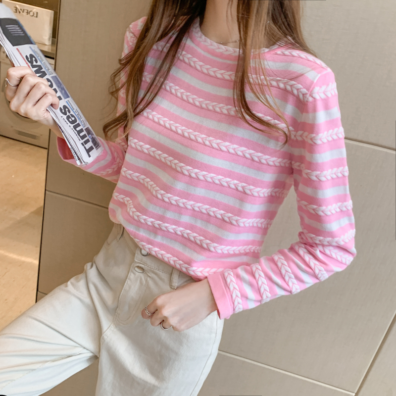 All-match sweater college style tops for women