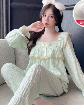 Large yard long pants spring and autumn pajamas for women