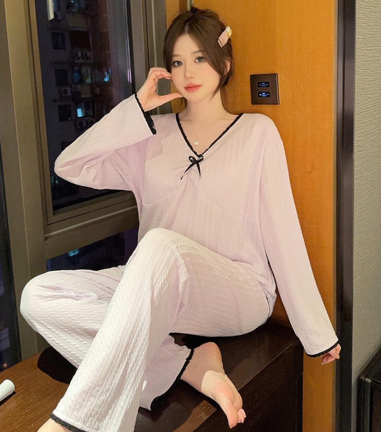 Sweet cotton homewear pajamas a set for women