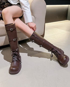 Genuine leather thigh boots boots for women