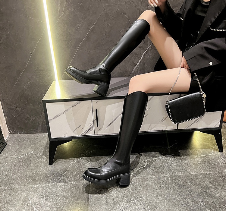 Small skinny legs thigh boots bird boots for women