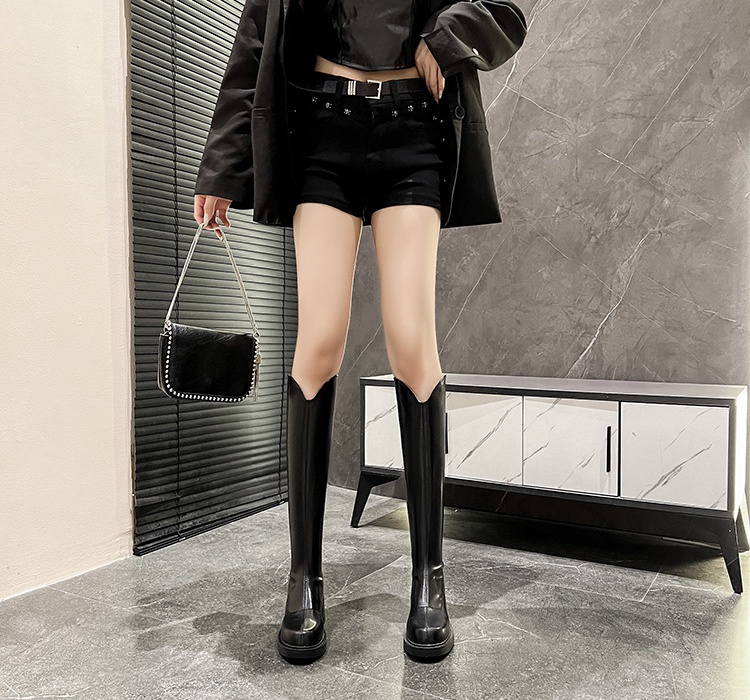 Small skinny legs thigh boots bird boots for women