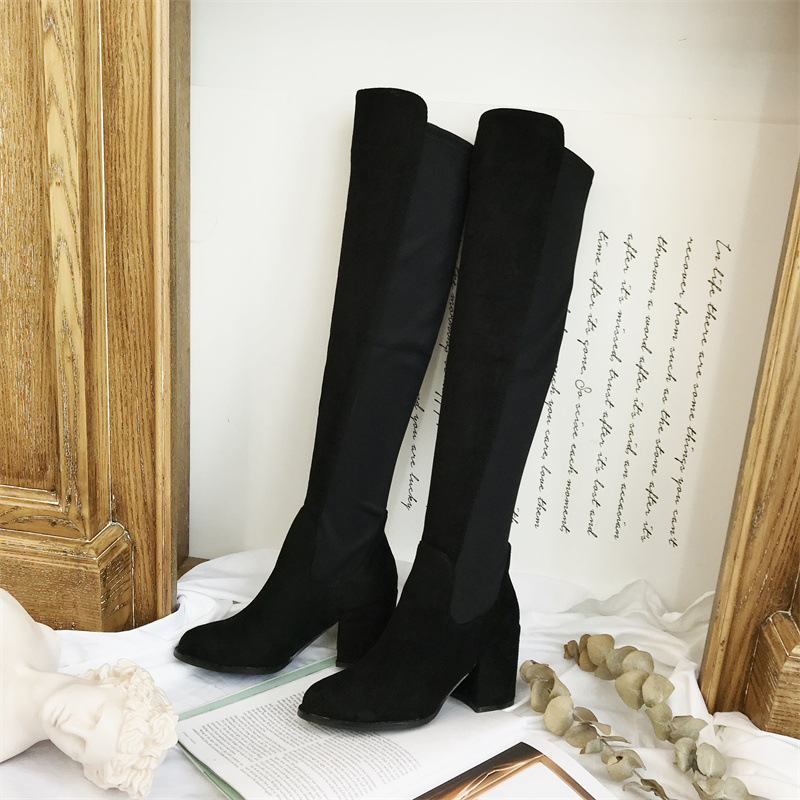 Autumn and winter boots exceed knee women's boots