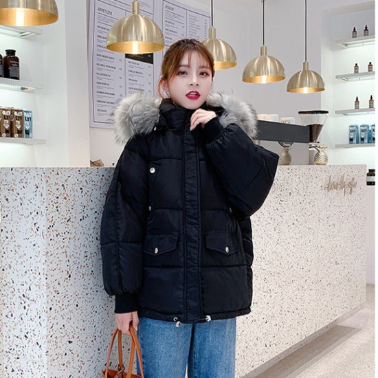 Down loose fat sister cotton coat slim winter coat for women