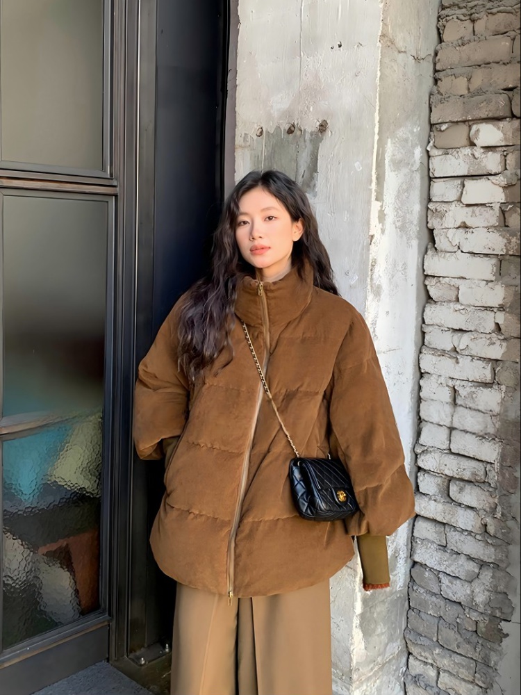 Fashion bread clothing corduroy coat for women