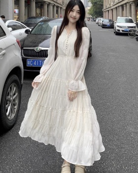 Casual dress temperament long dress for women