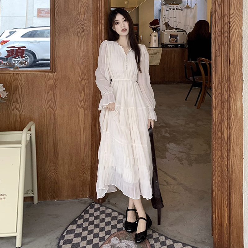 Casual dress temperament long dress for women