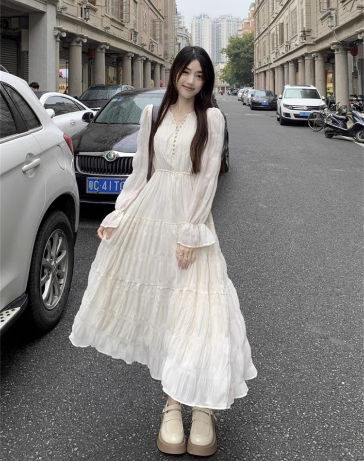 Casual dress temperament long dress for women