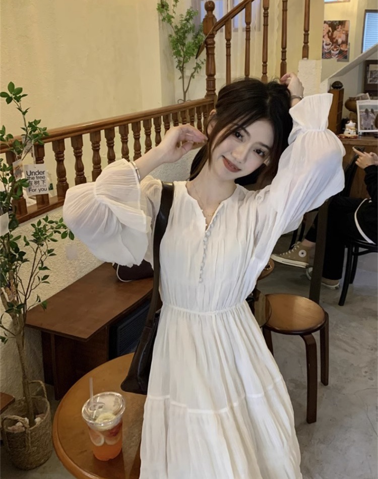 Casual dress temperament long dress for women