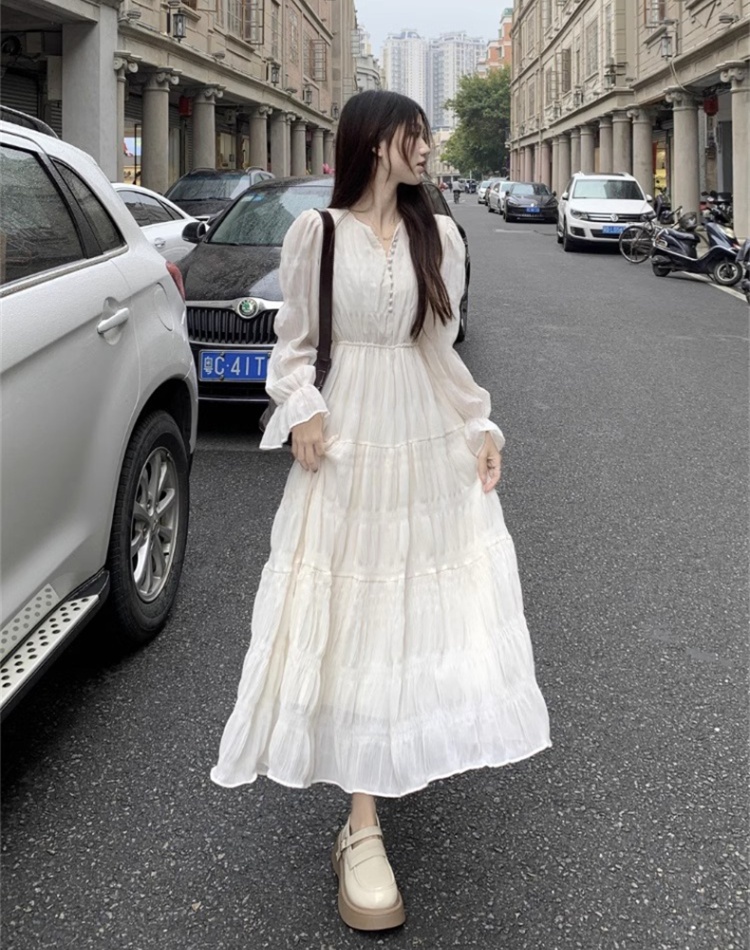 Casual dress temperament long dress for women