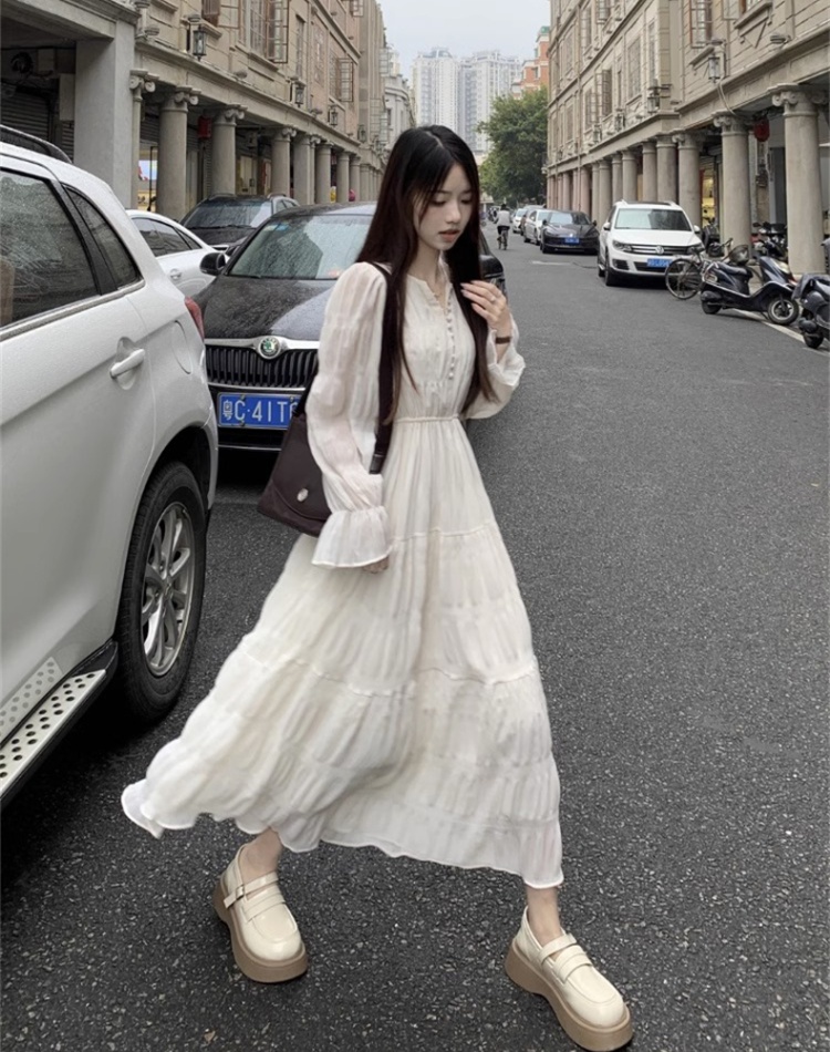 Casual dress temperament long dress for women