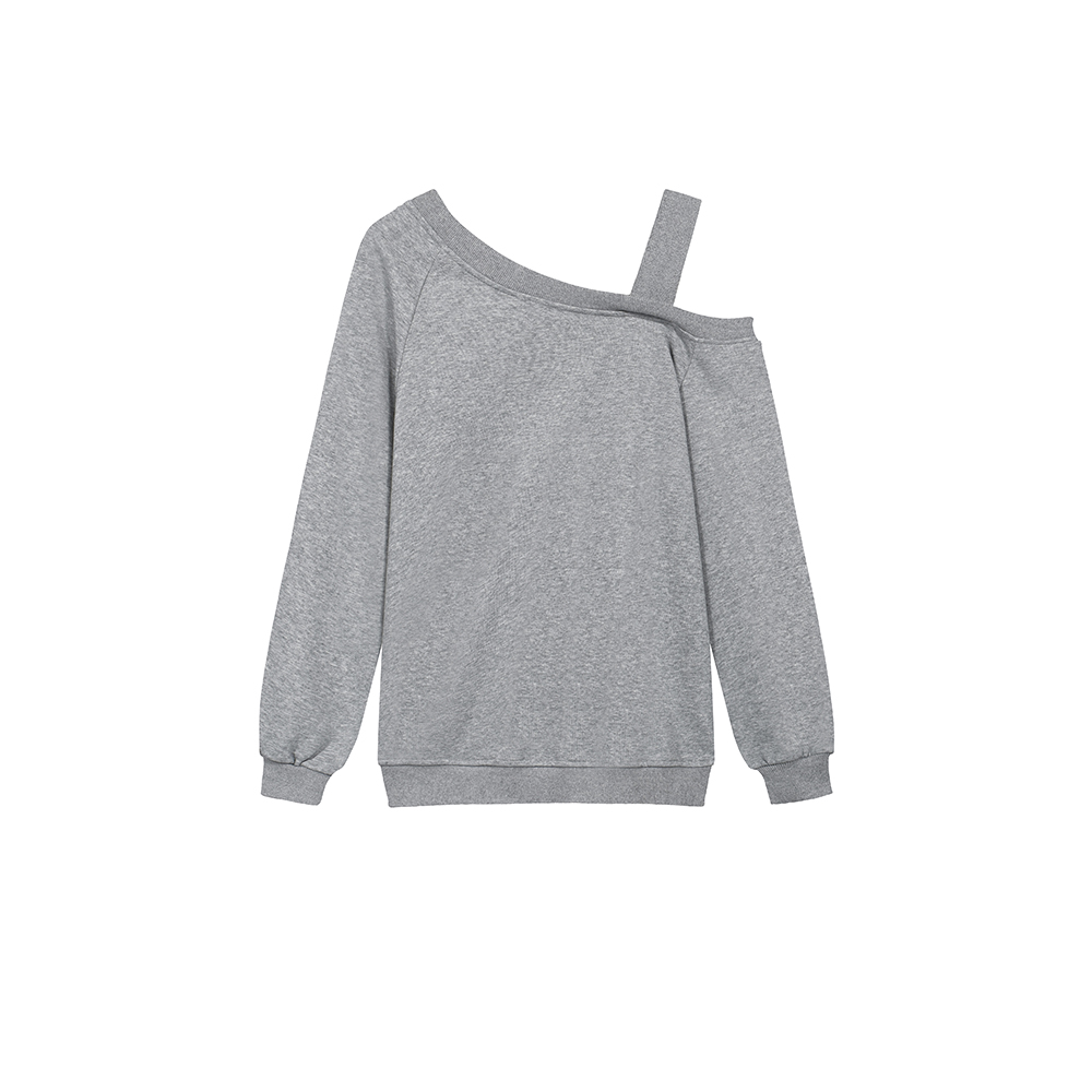 Autumn and winter hollow hoodie Casual loose tops