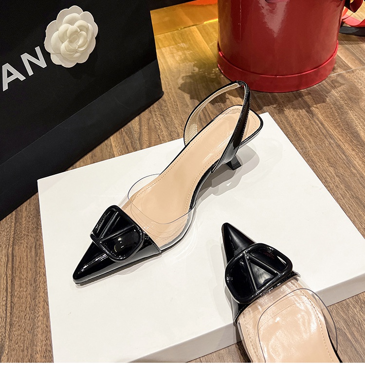 All-match autumn sandals pointed high-heeled shoes