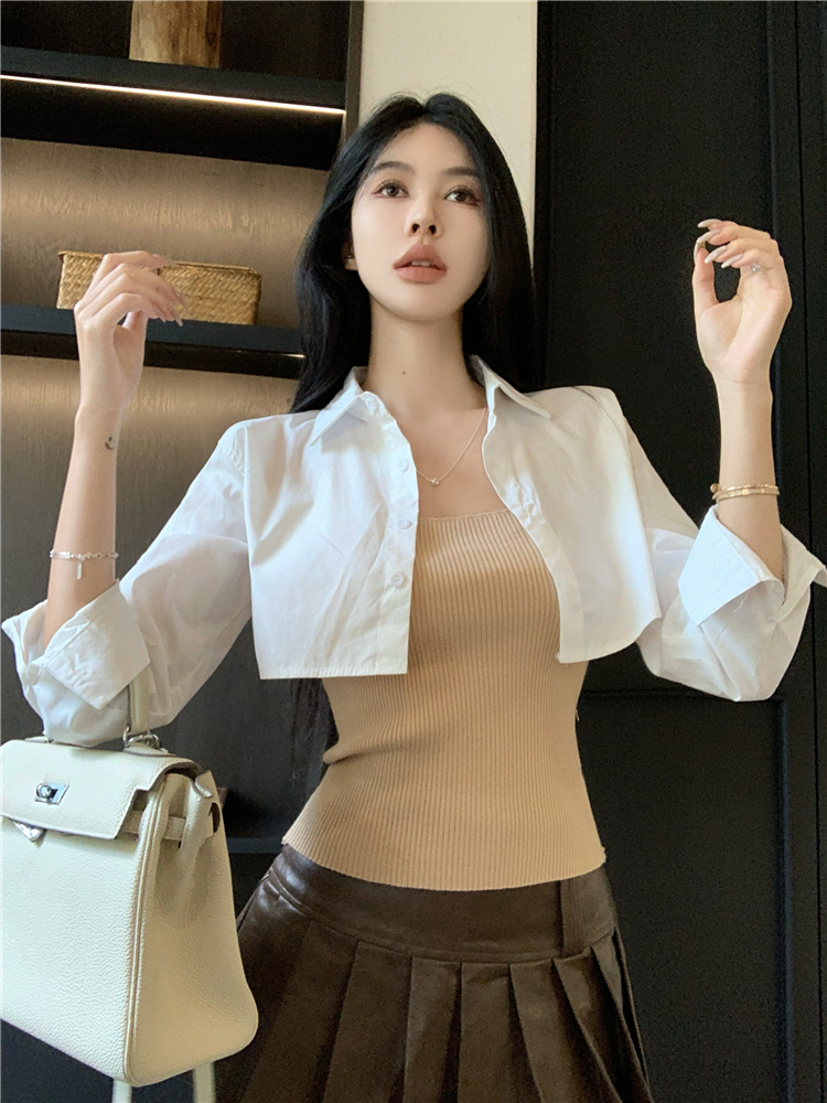 Short shirt fashion coat for women