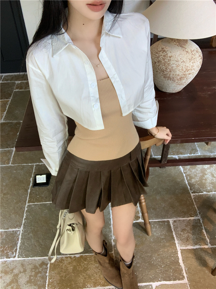 Short shirt fashion coat for women