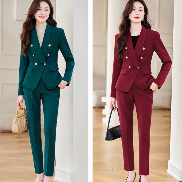 Long sleeve profession business suit 2pcs set for women