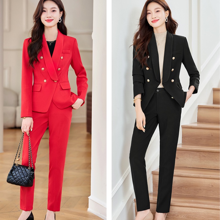 Long sleeve profession business suit 2pcs set for women