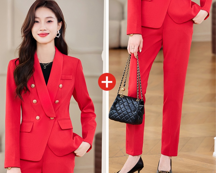 Long sleeve profession business suit 2pcs set for women