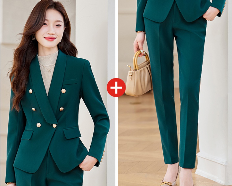 Long sleeve profession business suit 2pcs set for women