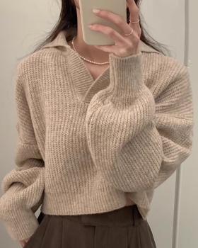 Knitted Casual all-match loose sweater for women