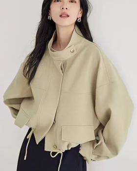 Cstand collar autumn coat commuting jacket for women