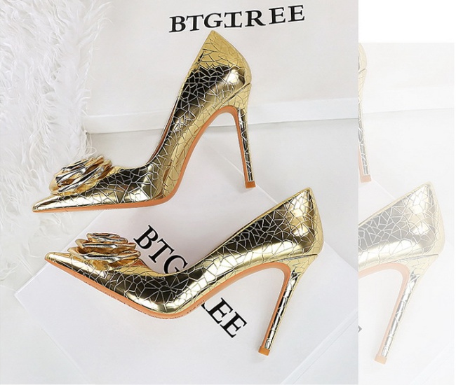 Banquet shoes pointed high-heeled shoes for women