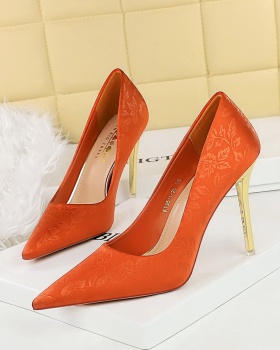 High-heeled shoes low high-heeled shoes for women