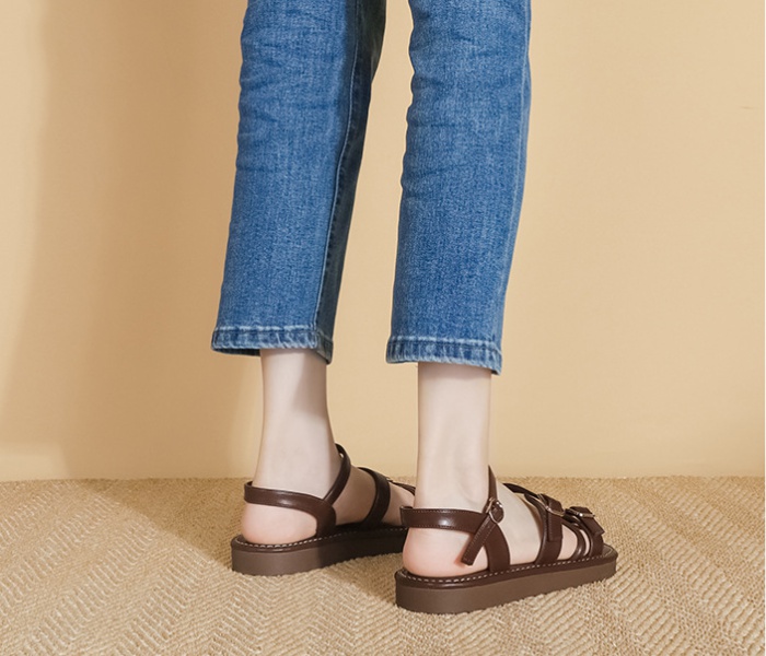 Summer heighten small fellow wears outside sandals for women