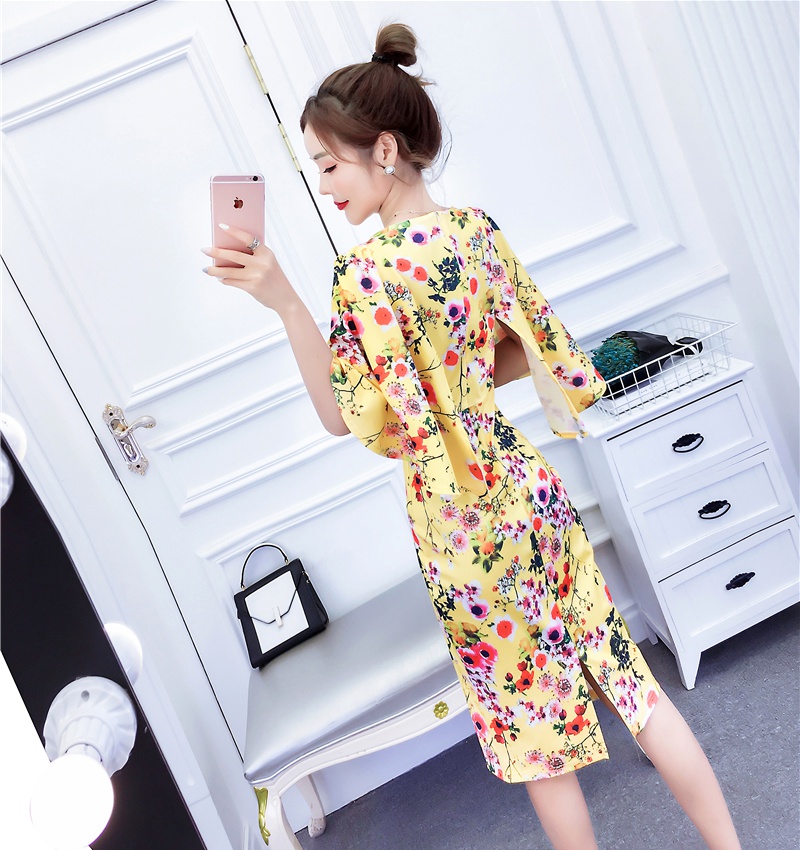 Summer V-neck long formal dress temperament fashion dress