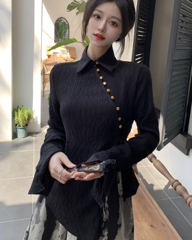 Large yard hypotenuse Chinese style tops for women