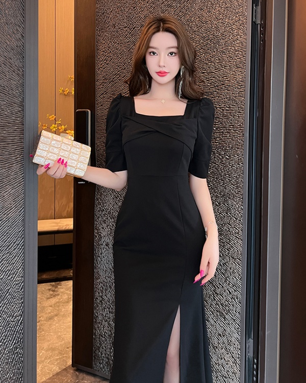 Long mermaid long dress temperament annual meeting dress