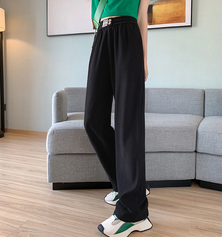 Casual Korean style long pants drape stretch pants