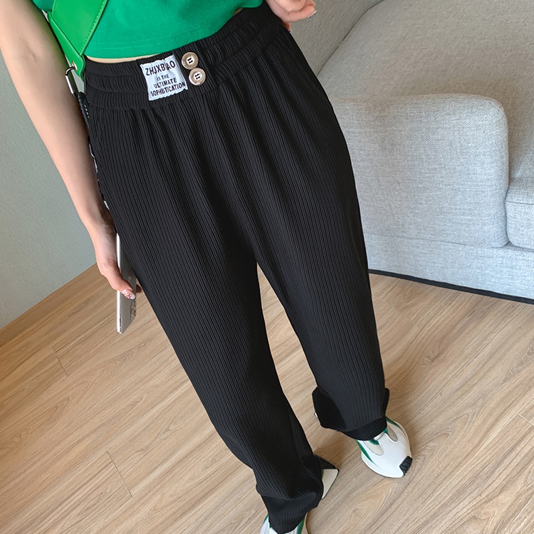 Casual Korean style long pants drape stretch pants