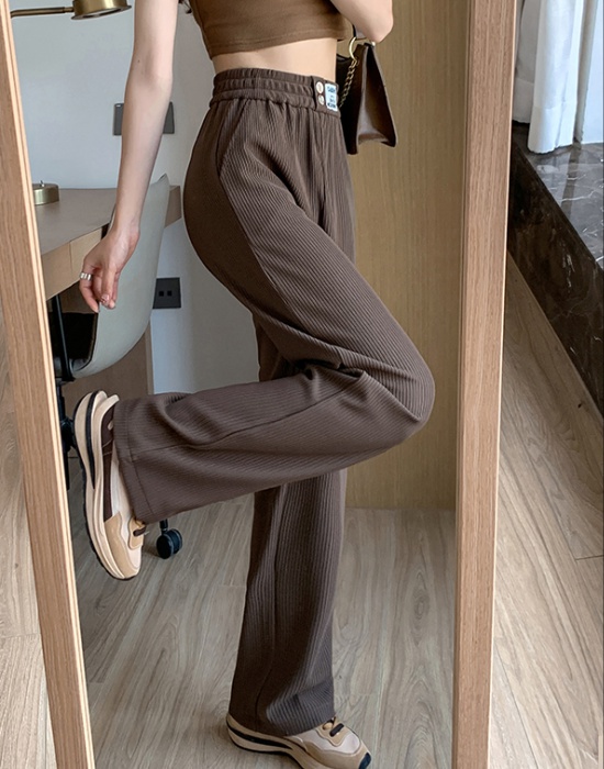 Casual Korean style long pants drape stretch pants