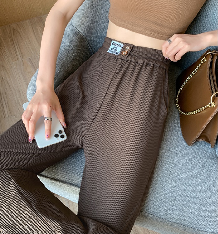 Casual Korean style long pants drape stretch pants