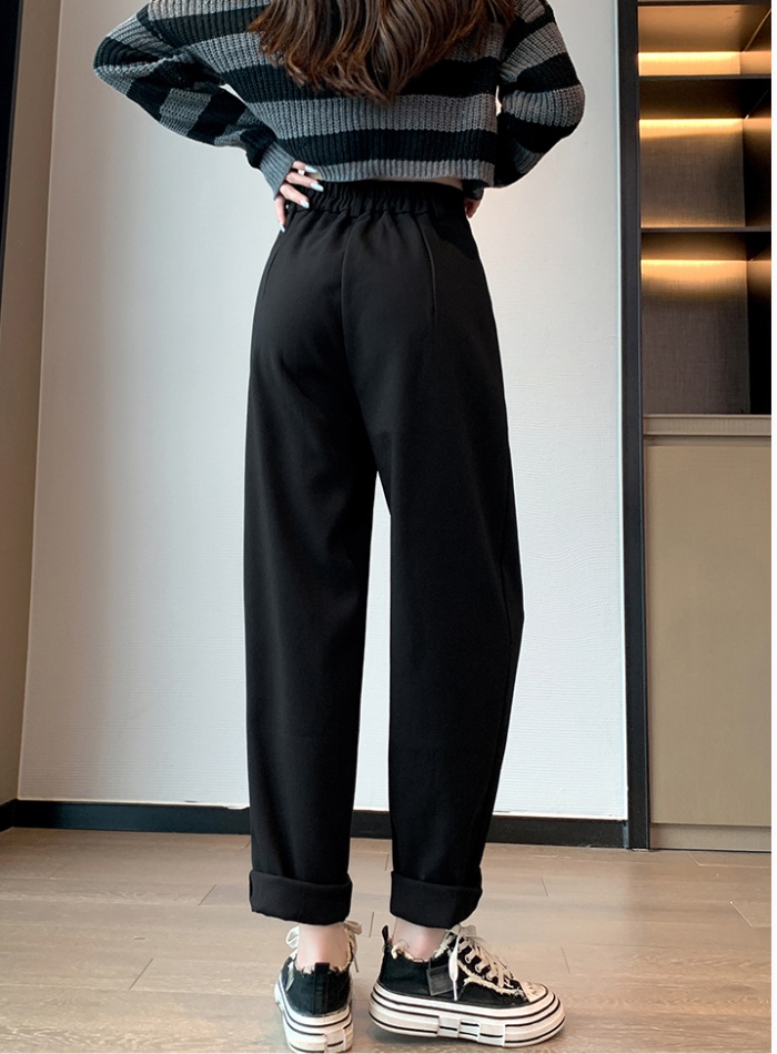 Cone pocket business suit harem long pants for women