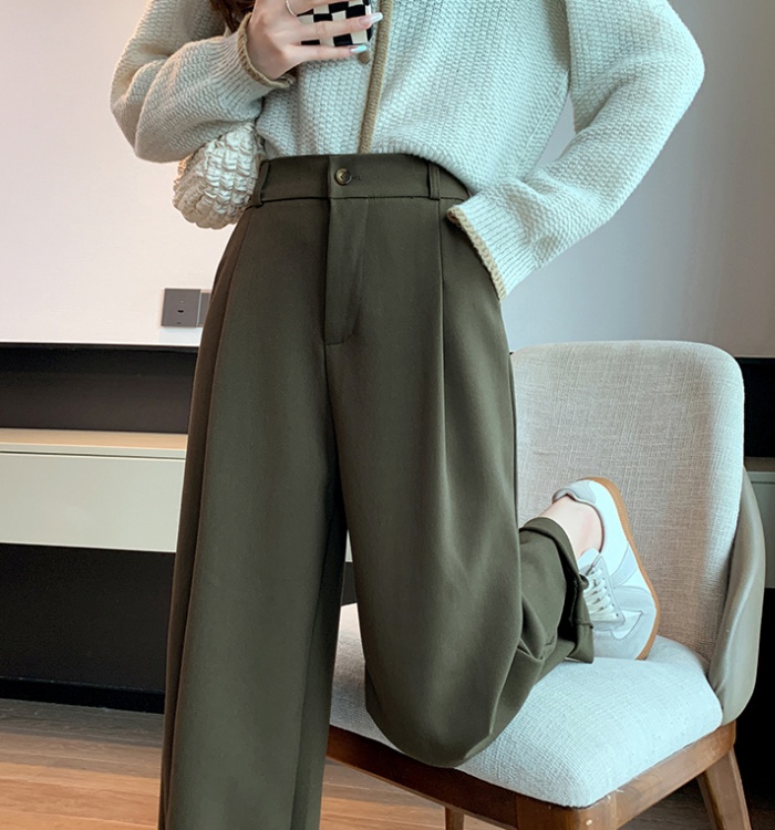 Cone pocket business suit harem long pants for women