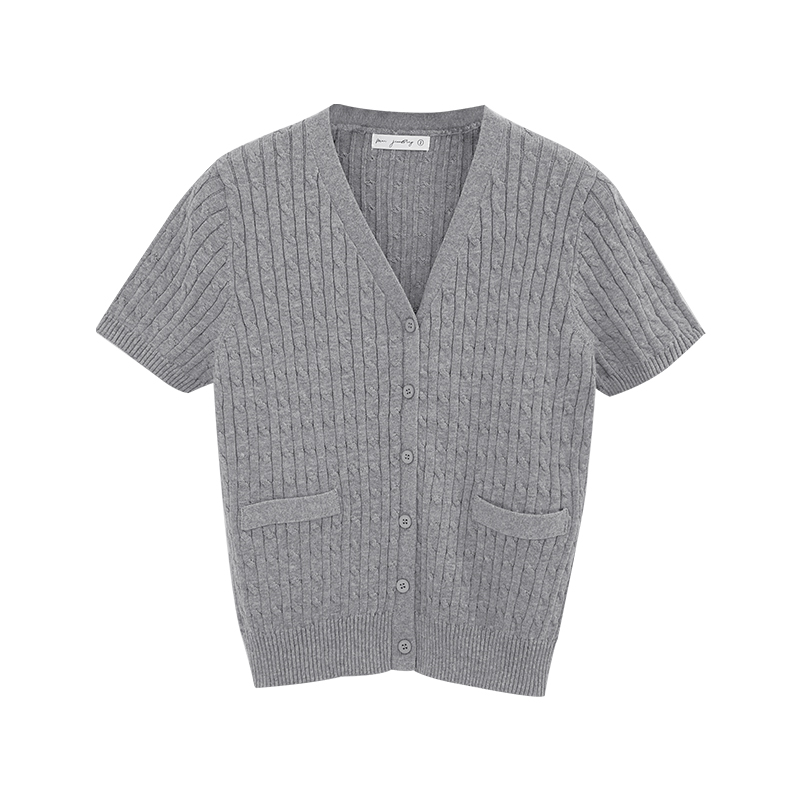 Commuting twist cardigan summer tops for women