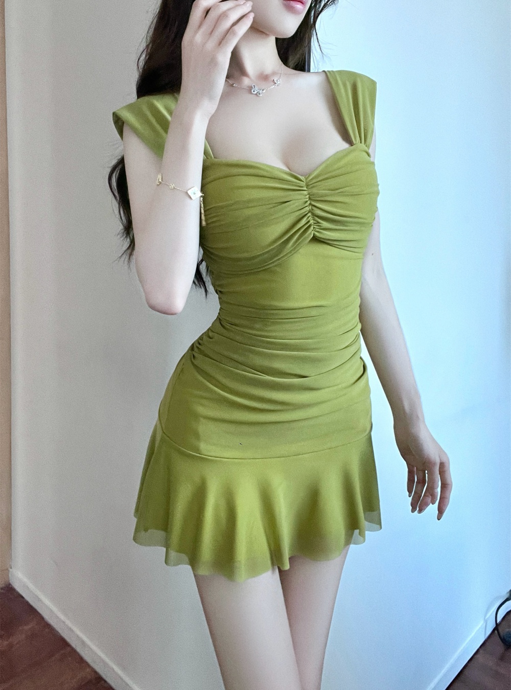 Package hip dress sexy sleeveless dress