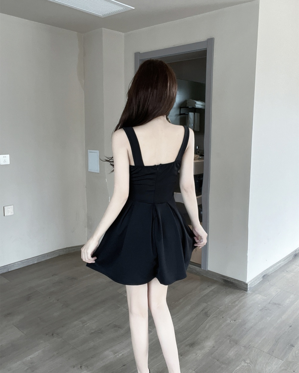 Low-cut tight sexy dress temperament sling fashion T-back