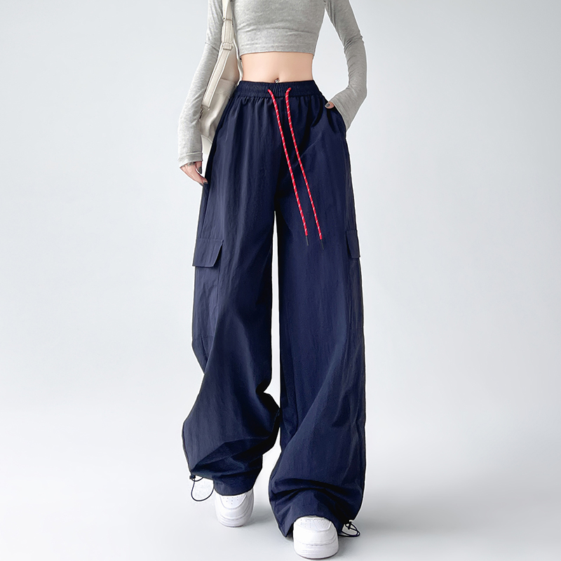 Straight casual pants American style sweatpants for women