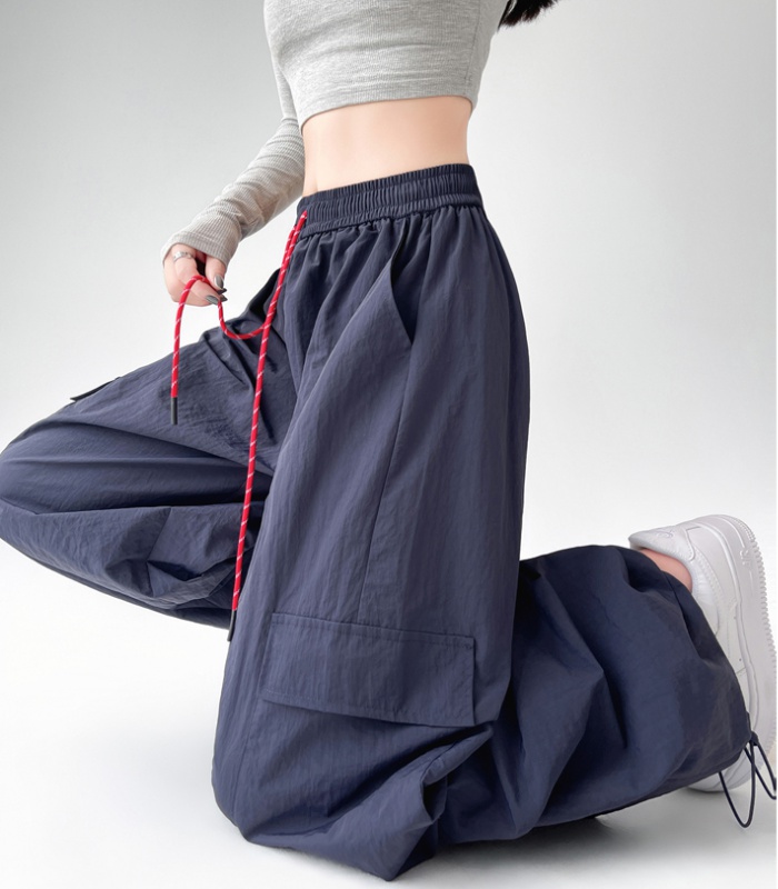 Straight casual pants American style sweatpants for women