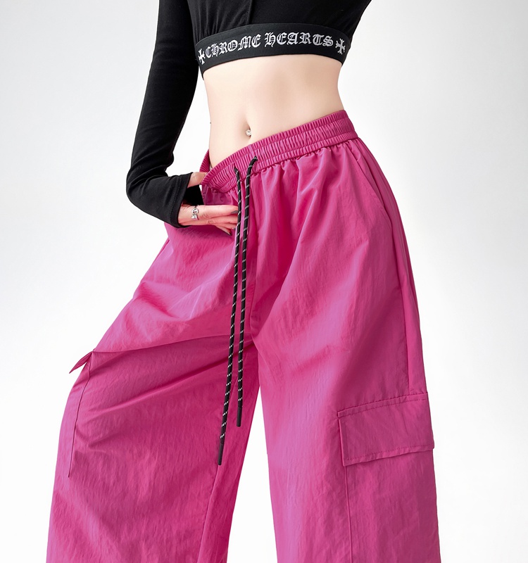 Straight casual pants American style sweatpants for women