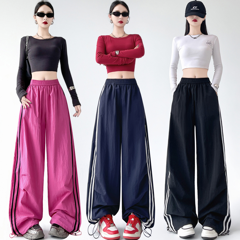 Wear sweatpants high waist casual pants for women