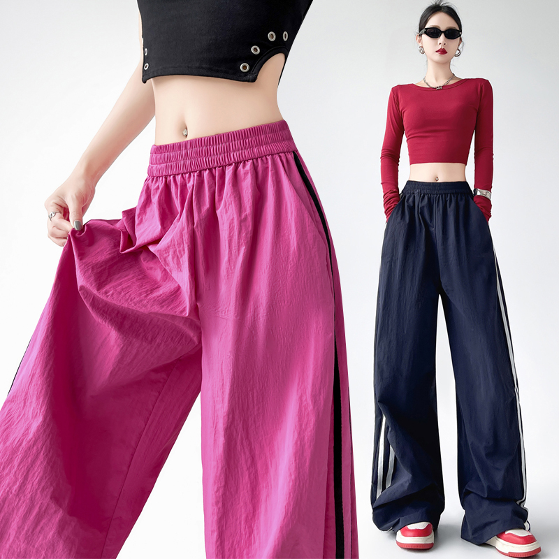 Wear sweatpants high waist casual pants for women